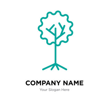 Tree of Life company logo design template, colorful vector icon for your business, brand sign and symbol