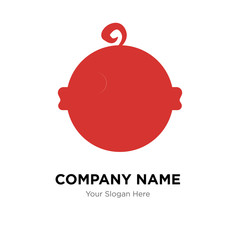 Baby company logo design template, colorful vector icon for your business, brand sign and symbol