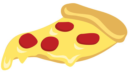Vector Pizza Slice