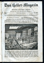 Interior of London mint or Royal Mint (from Das Heller-Magazin, July 12, 1834)