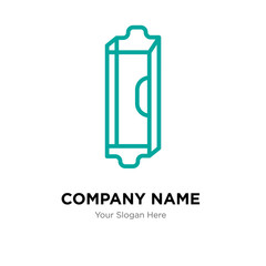 Mezuzah company logo design template, colorful vector icon for your business, brand sign and symbol