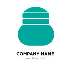 Semla company logo design template, colorful vector icon for your business, brand sign and symbol