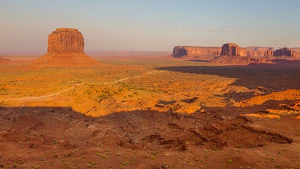 View on Merrick Butte in Monument Valley, Arizona.