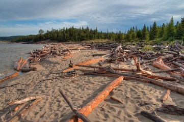 Pukaskwa National Park is on the Shores of Lake Superior in Northern Ontario, Canada