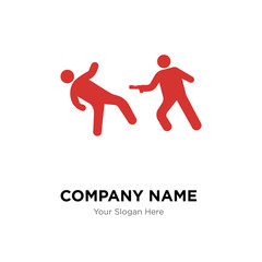 Obraz premium Matrix Scene company logo design template, colorful vector icon for your business, brand sign and symbol