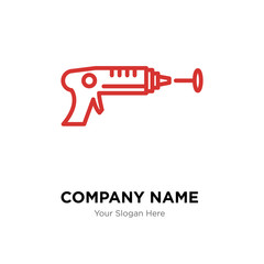 laser tag company logo design template, colorful vector icon for your business, brand sign and symbol