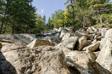 Zyuratkul National Park. Chelyabinsk Region. Mountain Forest Landscape.