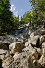 Zyuratkul National Park. Chelyabinsk Region. Mountain Forest Landscape.