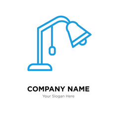 Obraz premium Lamp company logo design template, colorful vector icon for your business, brand sign and symbol