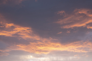空　雲　夕日　cloud,sunny,sky,sunset