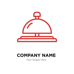 concierge bell company logo design template, colorful vector icon for your business, brand sign and symbol