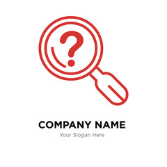 problem statement company logo design template, colorful vector icon for your business, brand sign and symbol