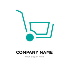 Shopping company logo design template, colorful vector icon for your business, brand sign and symbol