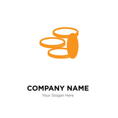 Money company logo design template, colorful vector icon for your business, brand sign and symbol