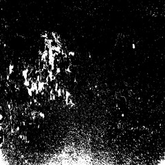 Distressed grunge black and white retro texture vector - texture of the old cracked damaged abandoned concrete wall surface background for your design abstract.