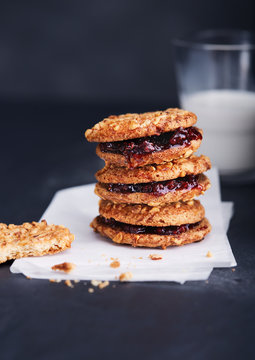 Cookies with jam