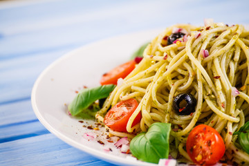 Pasta with vegetables