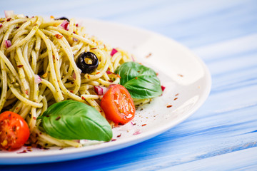 Pasta with vegetables