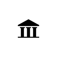 bank icon. sign design