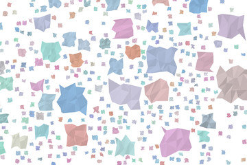 Conceptual geometrical background, for web page, graphic design, catalog or texture. White, details, art & wallpaper.