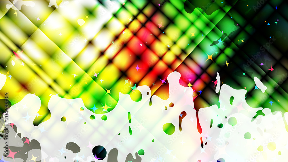 Poster abstract grunge colorful background, vector