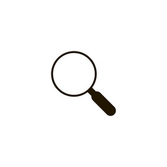 magnifying glass icon. sign design