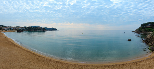 Obraz premium Summer La Fosca beach, Palamos, Spain.