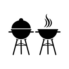 Barbecue grill vector illustration.