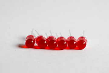 Red LEDs in a Row