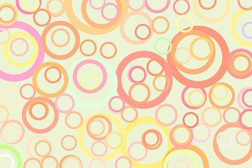 Abstract background with shape of circles, bubbles, sphere or ellipses pattern. Geometric, concept, vector & decoration.