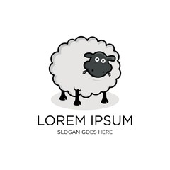 Sheep logo vector