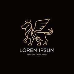 Lion king logo vector