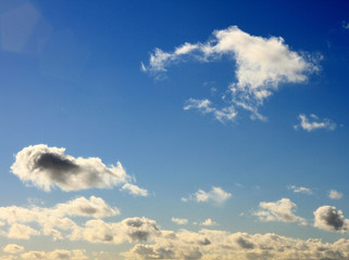 clouds with blue sky 
