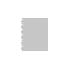 Book or notebook Icon in trendy flat style isolated on white background. Education symbol for web site design, logo. vector illustration