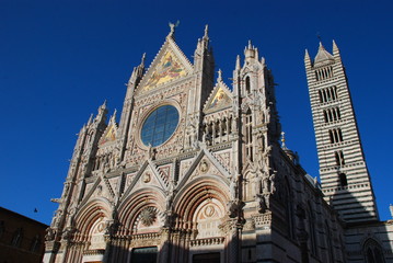  Siena Cathedral; spire; building; landmark; cathedral