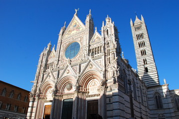 Siena Cathedral; landmark; building; spire; cathedral