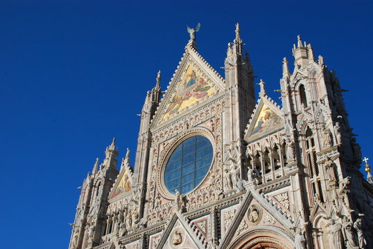  Siena Cathedral; spire; landmark; building; cathedral