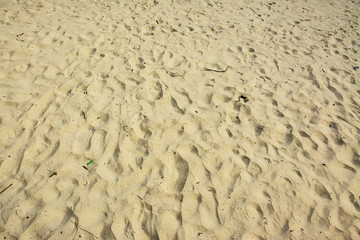 Surface of sand on the beach