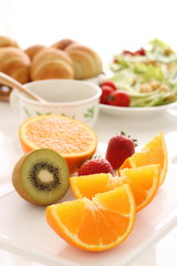 朝食　フルーツ