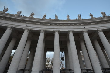  Saint Peter`s Square; landmark; column; classical architecture; building