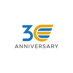 30th anniversary wing vector