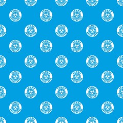 Zombie infection pattern vector seamless blue