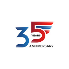 35th anniversary wing vector