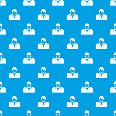 Croupier pattern vector seamless blue