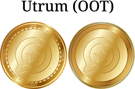 Set of physical golden coin Utrum (OOT)