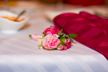 beautiful wedding flowers, bridal bouquet, two people come together in marriage, a symbol of love.