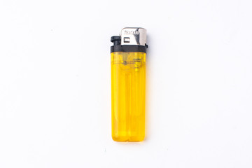 yellow cigarette lighter
