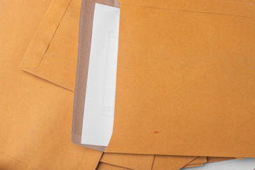 paper brown isolated