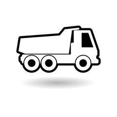 Truck icon, Truck silhouette