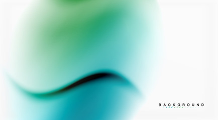 Swirl fluid flowing colors motion effect, holographic abstract background